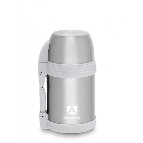 Термос Арктика универсальный c широким горлом и дополнительной чашкой 205-1000 1л