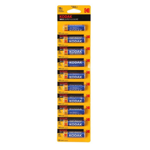 Батарейка Kodak MAX LR06 (AA) Alkaline отрывной блистер 1шт