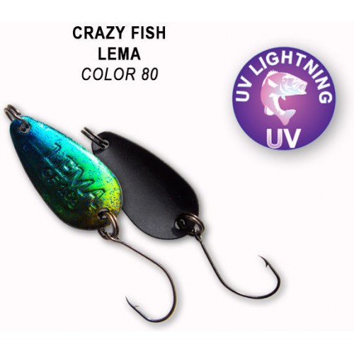 Блесна Crazy Fish Lema 1.6 г #80