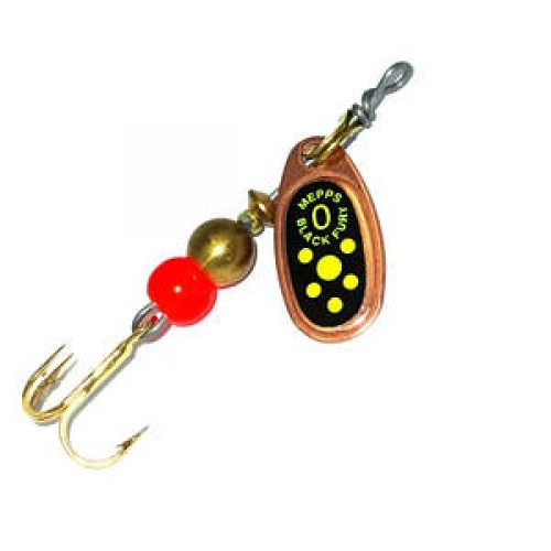 Блесна Mepps Black Fury copper/chartreuse 0 2гр