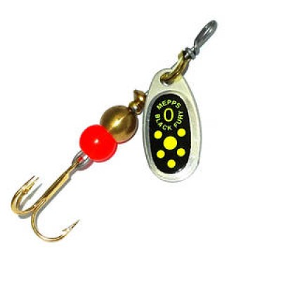 Блесна Mepps Black Fury silver/chartreuse 0 2гр 