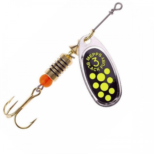Блесна Mepps Black Fury silver/chartreuse 3 6.5гр