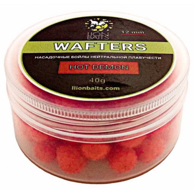Бойлы нейтральной плавучести Wafters LION BAITS Hot Demon 12мм