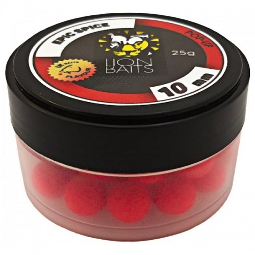 Бойлы плавающие Lion Baits  Pop-Up 10мм Epic Spice/Специи
