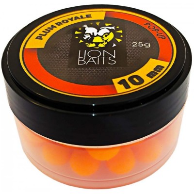 Бойлы плавающие Pop-Up LION BAITS 10 мм Plum Royale/Королевская Слива