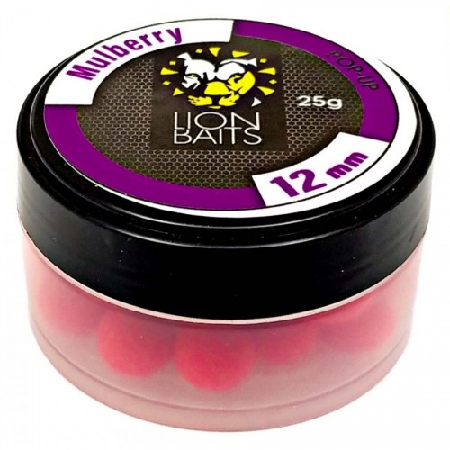 Бойлы плавающие Pop-Up LION BAITS 12 мм Mulberry/Шелковица
