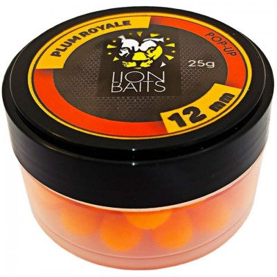 Бойлы плавающие Pop-Up LION BAITS 12 мм Plum Royale/Королевская Слива