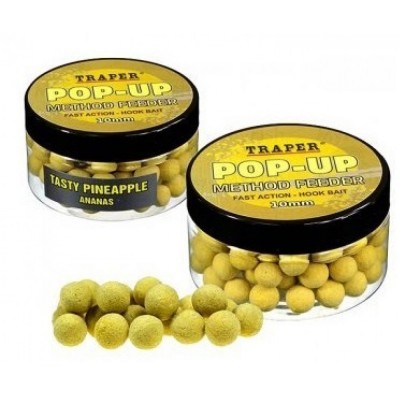 Бойлы плавающие Traper Pop-Up Method Feeder 10мм Ananas/Ананас