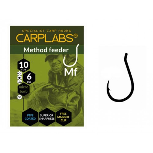 Крючки CARPLABS METHOD FEEDER №10 6шт