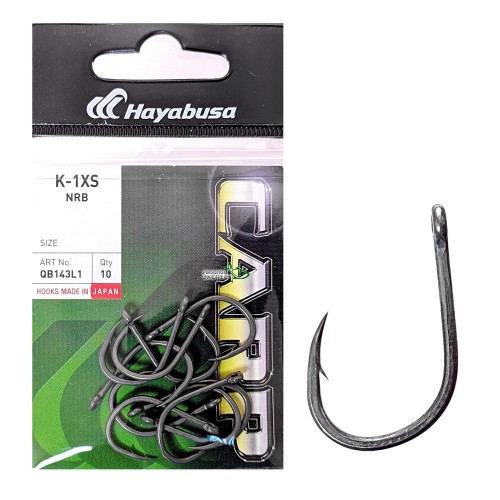 Крючки карповые Hayabusa K-1 XS NRB №4 10шт