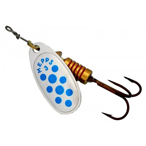 Блесна Mepps Comet Decoree серебро/синие точки 3 6.5гр