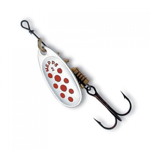 Блесна Mepps Comet Decoree серебро/красные точки 4 8гр