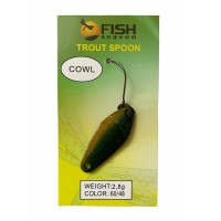 Блесна Fish Season колеблющаяся COWL 2,8 гр, цвет 48