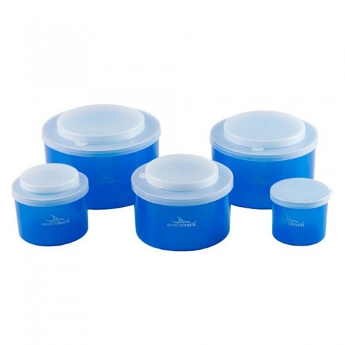 Емкости для наживки EastShark 5в1 Bait Set Box синие