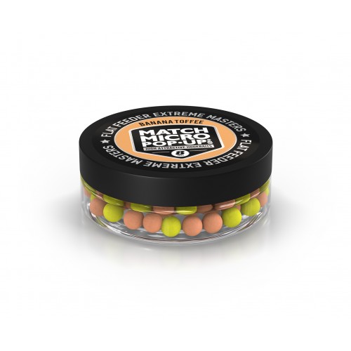 Плавающие бойлы FFEM Pop-Up Micro Banana Toffee/Банановая Карамель 8mm