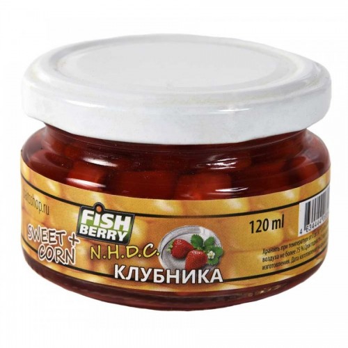 FISHBERRY Кукуруза насадочная Клубника 120 мл