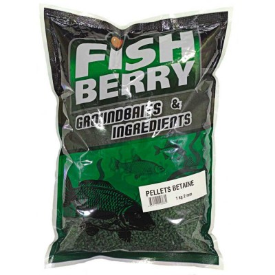 FISHBERRY Пеллетс карповый (бетаин, цв. -зеленый) 2мм 1 кг