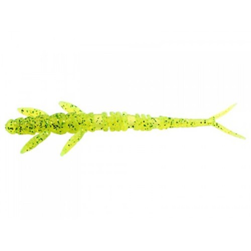Силиконовая приманка FishUp Tanta 1.5" (10шт), #055 - Chartreuse/Black