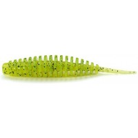 Силиконовая приманка FishUp Tanta 1.5" (10шт), #055 - Chartreuse/Black