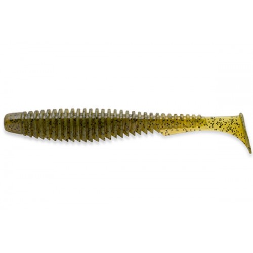 Силиконовая приманка FishUp U-Shad 2.5" (9шт), #074 - Green Pumpkin Seed
