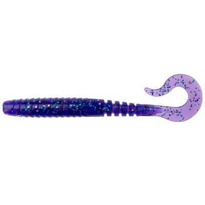 Силиконовая приманка FishUp Vipo 2" (10шт), #060 - Dark Violet/Peacock & Silver