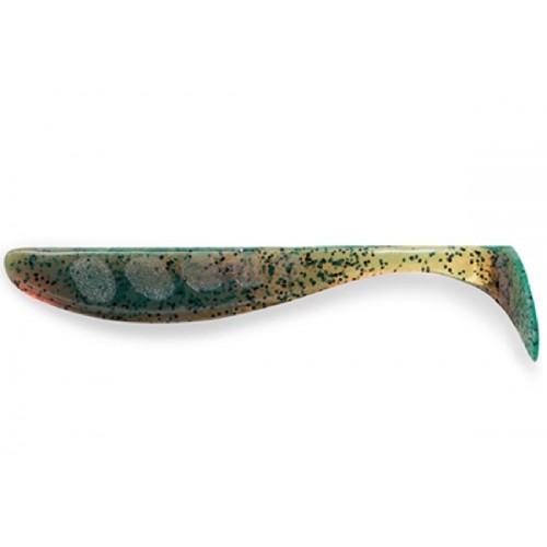 Силиконовая приманка FishUp Wizzle Shad 3" (8шт), #017 - Motor Oil Pepper