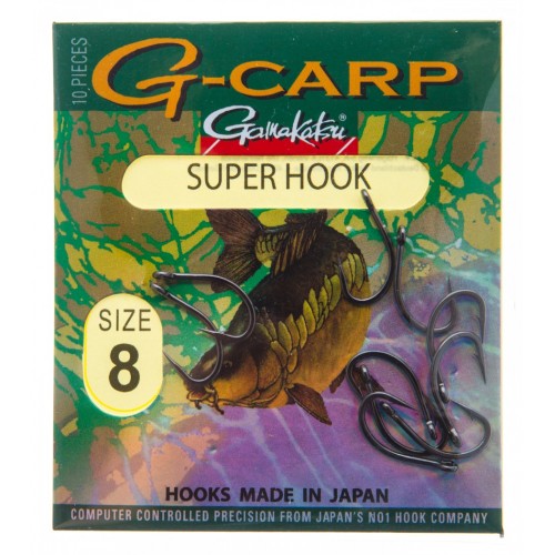 Крючки карповые Gamakatsu G-Carp Super Hook №2 10шт