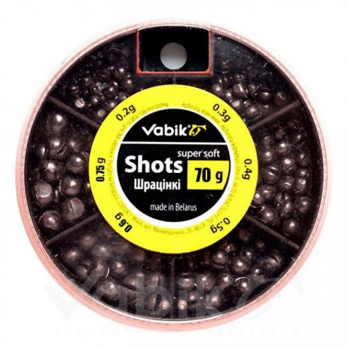 Грузила Vabik   70 г (набор 0.2g-0.75g)