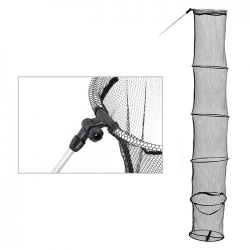 Садок Akara прорезиненный со  штырем 2.50 м