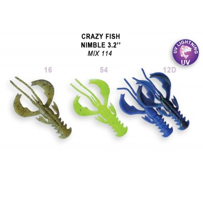 Nimble 3.2" 72-80-M114-6-F