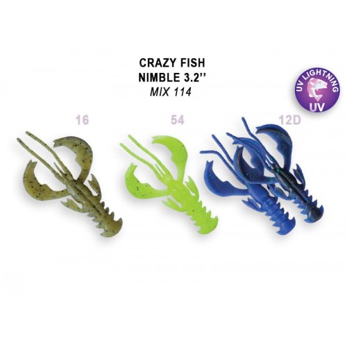 Nimble 3.2" 72-80-M114-6-F