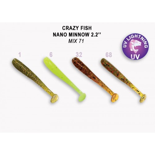 Nano minnow 2.2" 22-55-М71-6