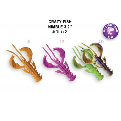 Nimble 3.2" 72-80-M112-6-F