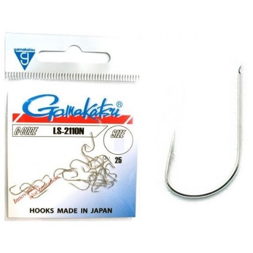 Крючки Gamakatsu LS-2110N №10 Nickel 25шт