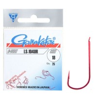 Крючки Gamakatsu LS-1040R №10 Red 25шт