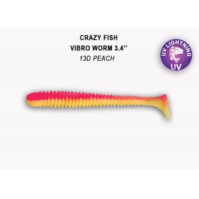 Vibro worm 3.4" 13-85-13d-6