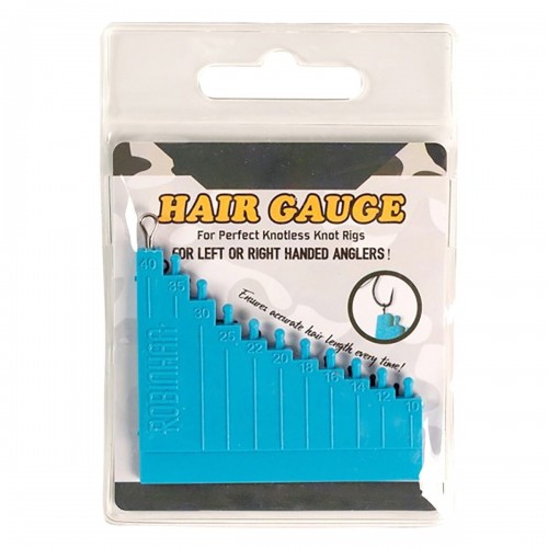 Инструмент для измерения длины волоса синий Hair Cauge