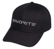 Кепка Favorite Long Silver Logo 56 Black