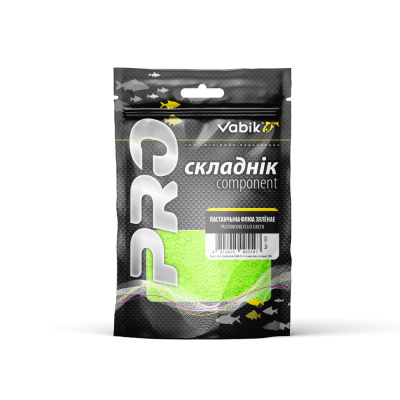 Компонент прикормки Vabik Пастончино флуо зеленое 150г