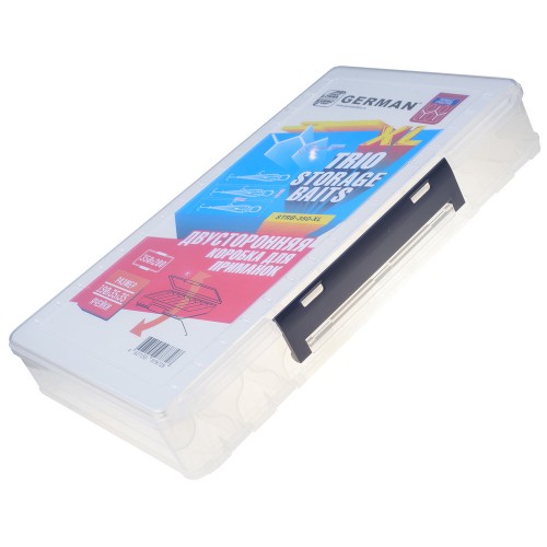 Коробка для воблеров двухсторонняя German TRIO Storage Baits, 200x126x36 мм