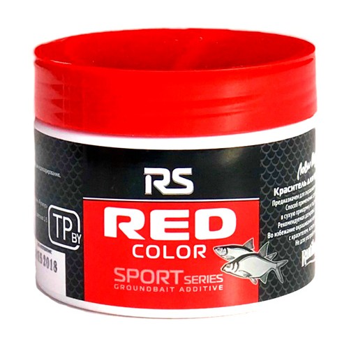 Краситель для рыболовной прикормки RUTILUS RS красный RED 60 гр.