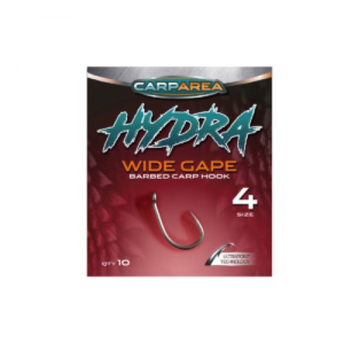 Крючки карповые Carparea HYDRA Wide Gape №6