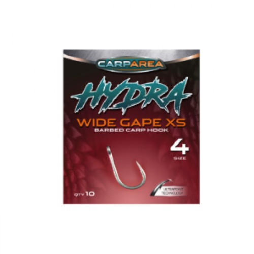 Крючки карповые Carparea HYDRA Wide Gape (XS) №6
