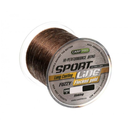 Леска CARP PRO Sport Line Flecked Gold 1000м 0,286мм