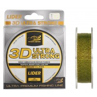Леска монофильная LIDER 3D ULTRA STRONG 100м 0,18 мм