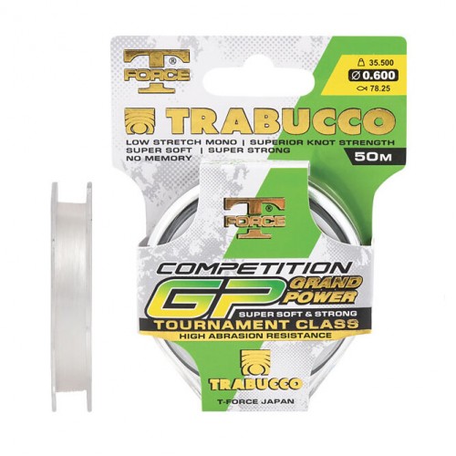 Леска TRABUCCO T-FORCE COMPETITION GP GRAND POWER 50 м (0,12мм)
