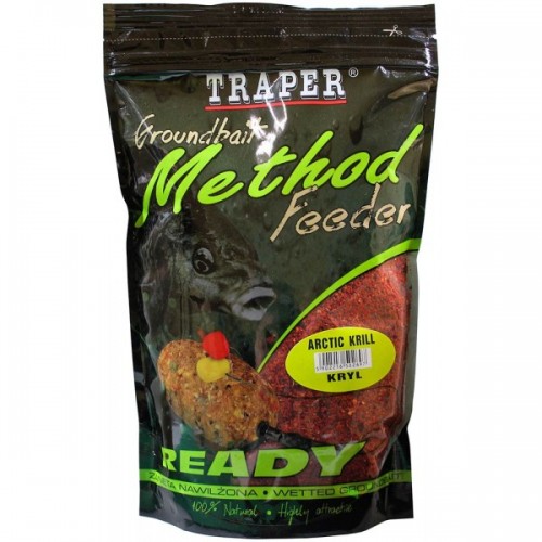Методная прикормка Traper Method Feeder Ready Arctic Krill/Криль 0,75кг