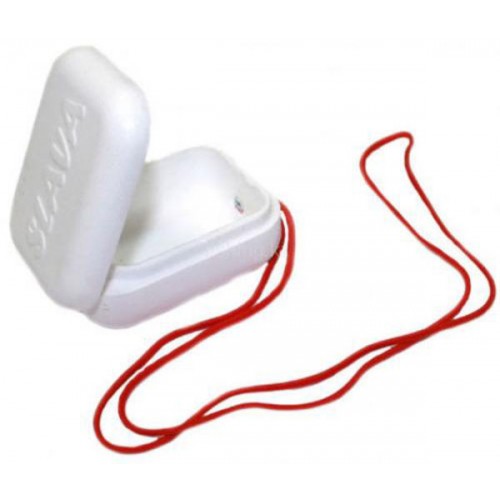 Мотыльница SLAVA прямоугольная со шнурком средняя, 70х50х30мм, пенопласт повышенной прочности