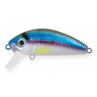 Воблер Минноу Strike Pro Mustang Minnow 45, 45 мм, 4,5 гр, Загл. 0,2м.-0,5м., Плавающий, цвет: A210-SBO-RP Rainbow Ghost Wakasagi, (MG-002F#A210-SBO-RP)
