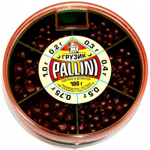 Набор грузов Pallini 100гр (набор 0.2g-1.0g)